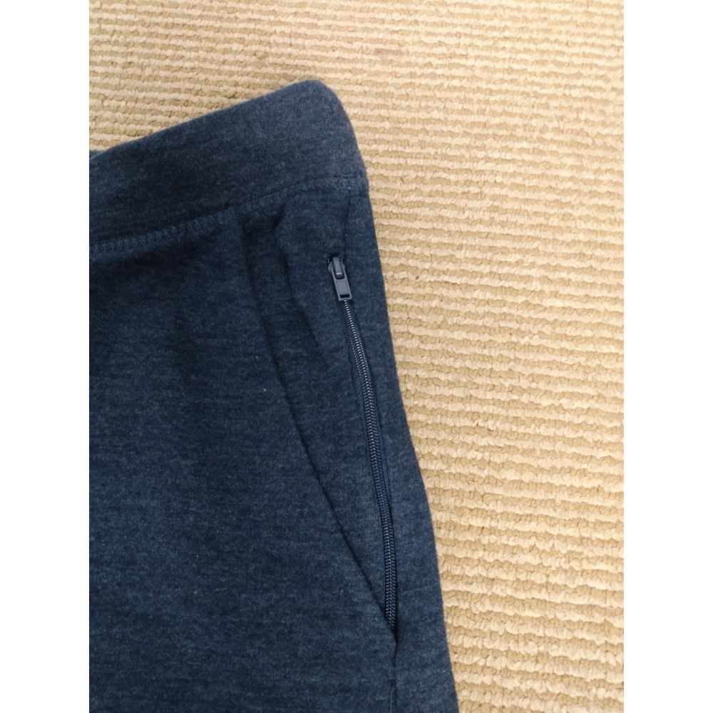 Eddie Bauer Sweat Shorts Men Size XXL Black Elastic Waist Drawstring Zip Pocket - Picture 9 of 9